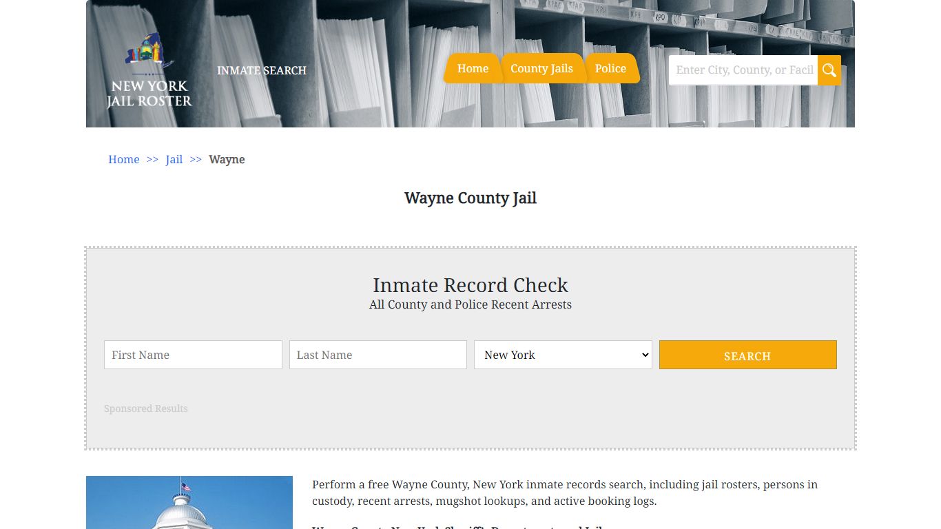 Wayne County Jail - Jail Roster Search